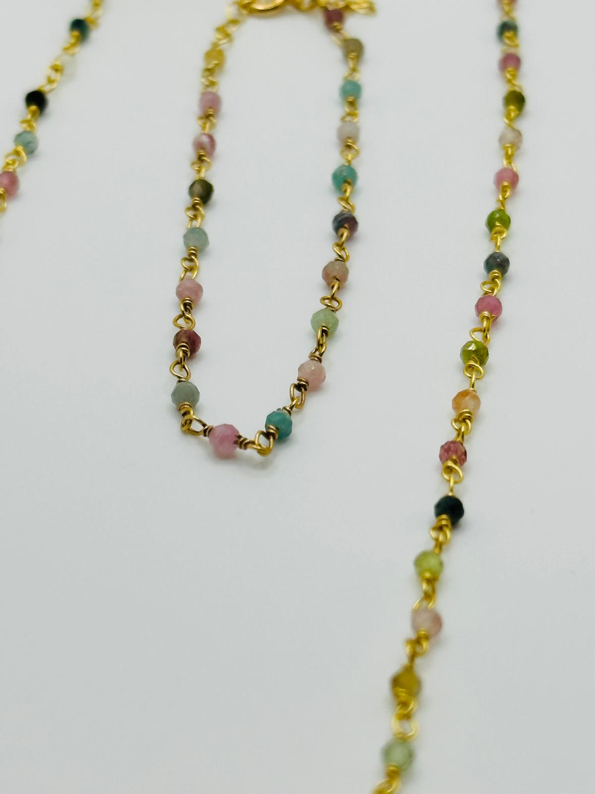 Pulsera Badalona oro - diferentes piedras
