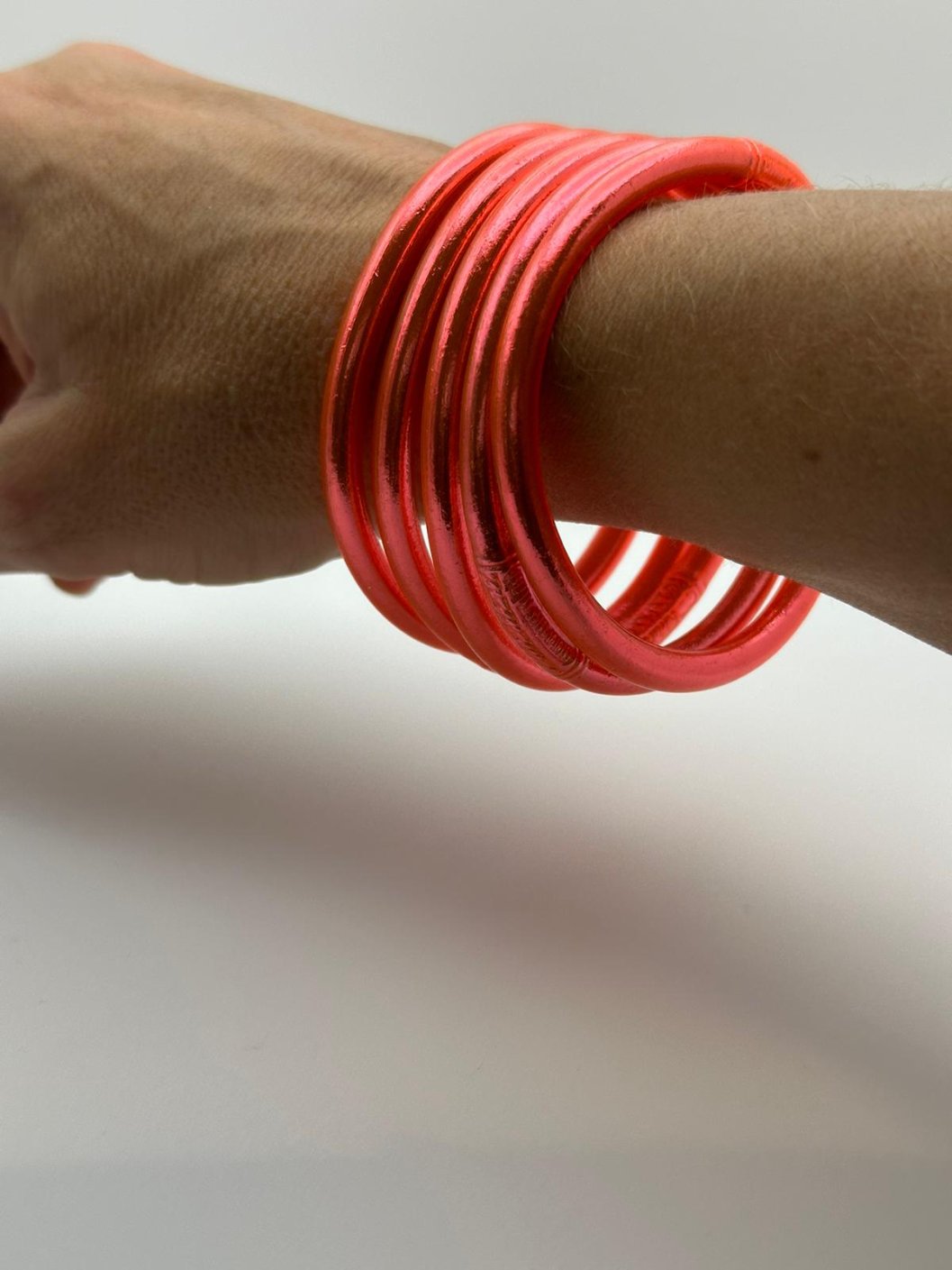 Pulsera Budista coral