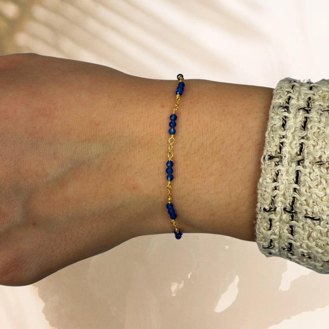 Pulsera Ocata oro- diferentes piedras