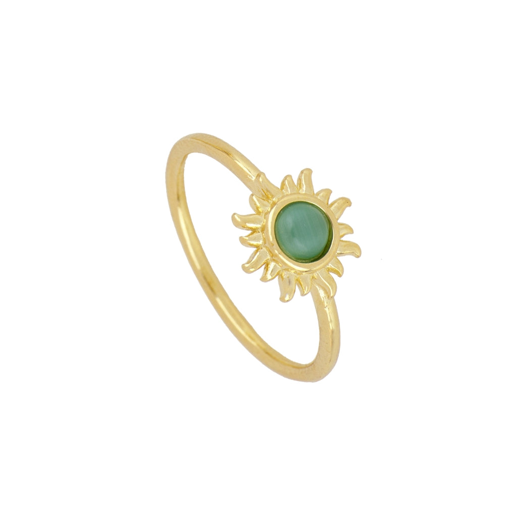 Gold Mitre Ring