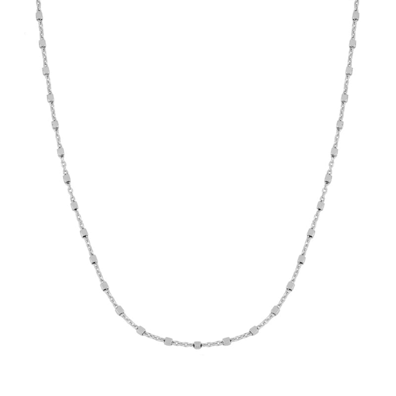 Checkered chain necklace