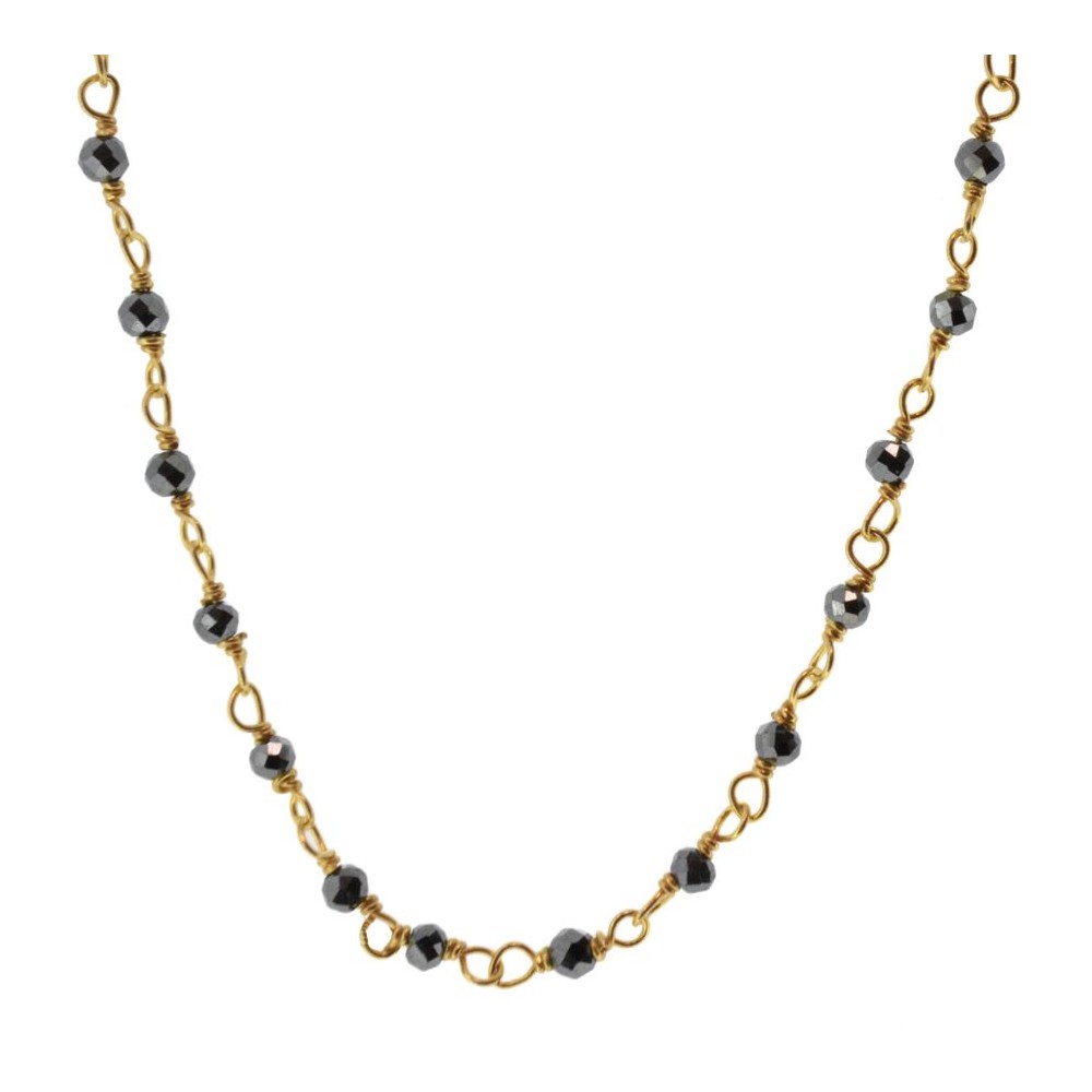 Collar Badalona oro - diferentes piedras