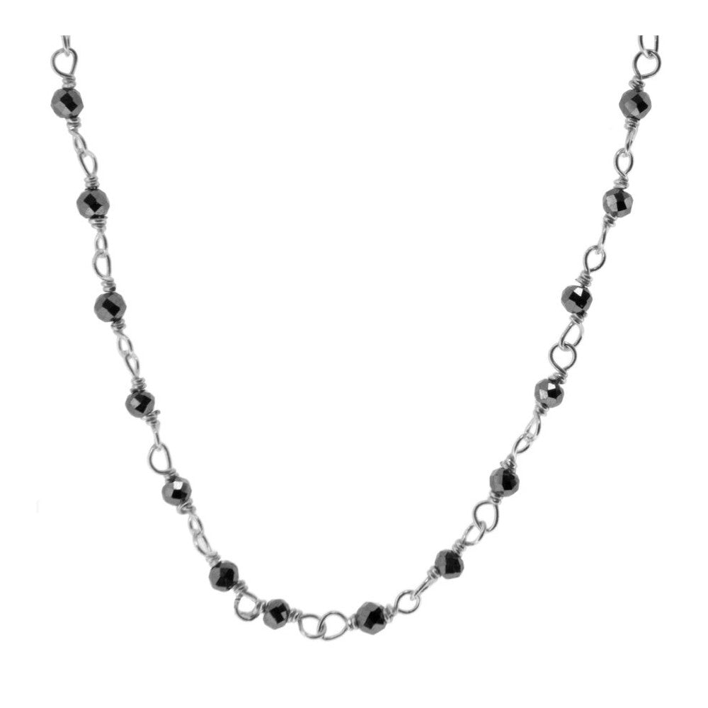 Collar Badalona plata - diferentes piedras