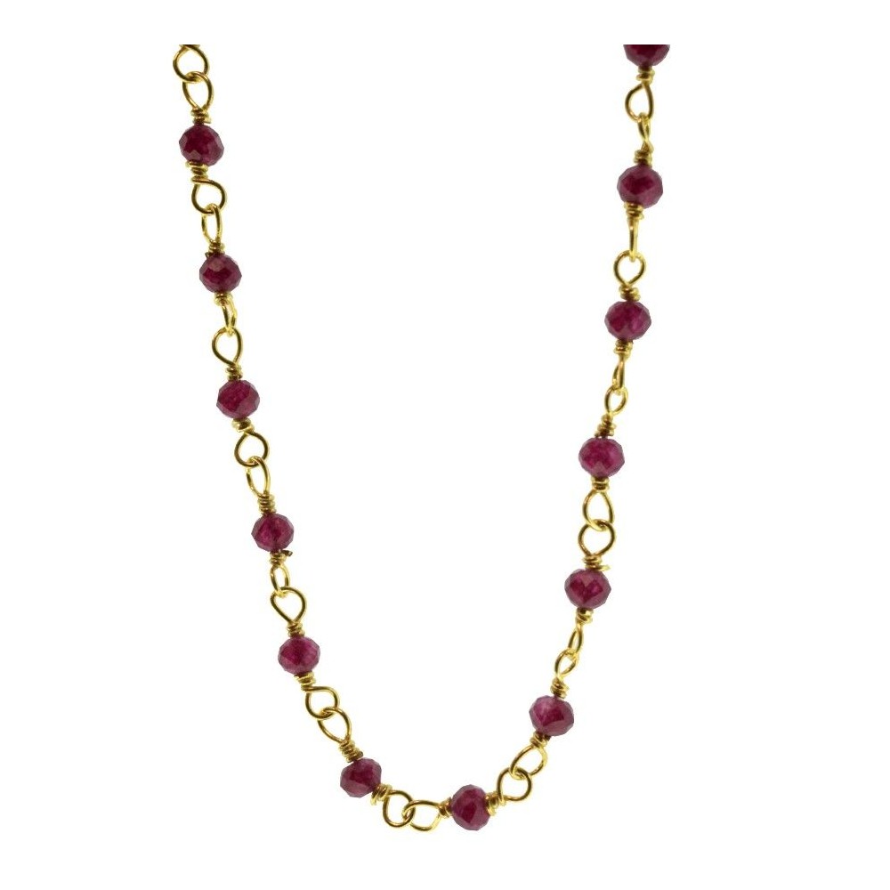 Collar Badalona oro - diferentes piedras