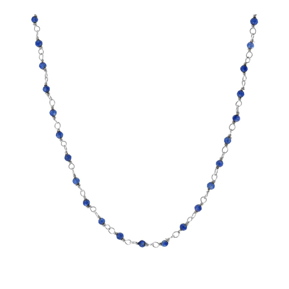 Collar Badalona plata - diferentes piedras