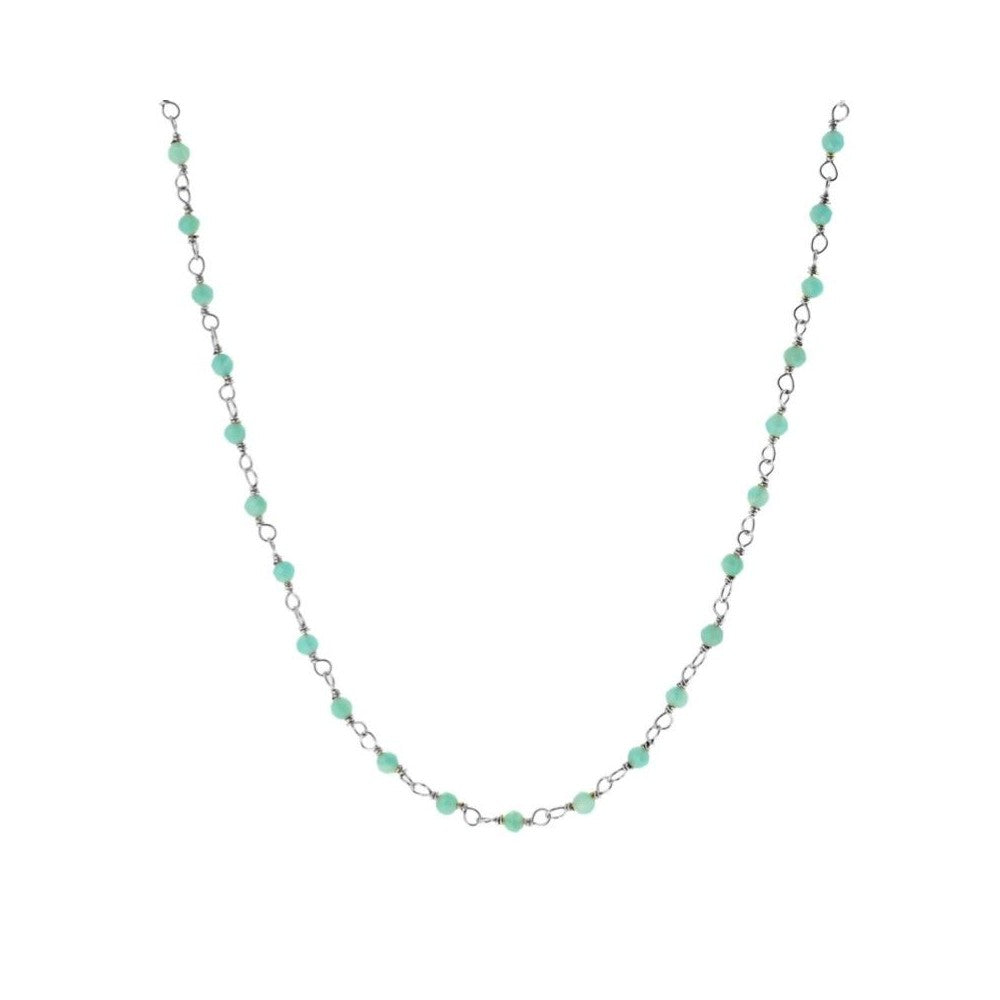 Collar Badalona plata - diferentes piedras