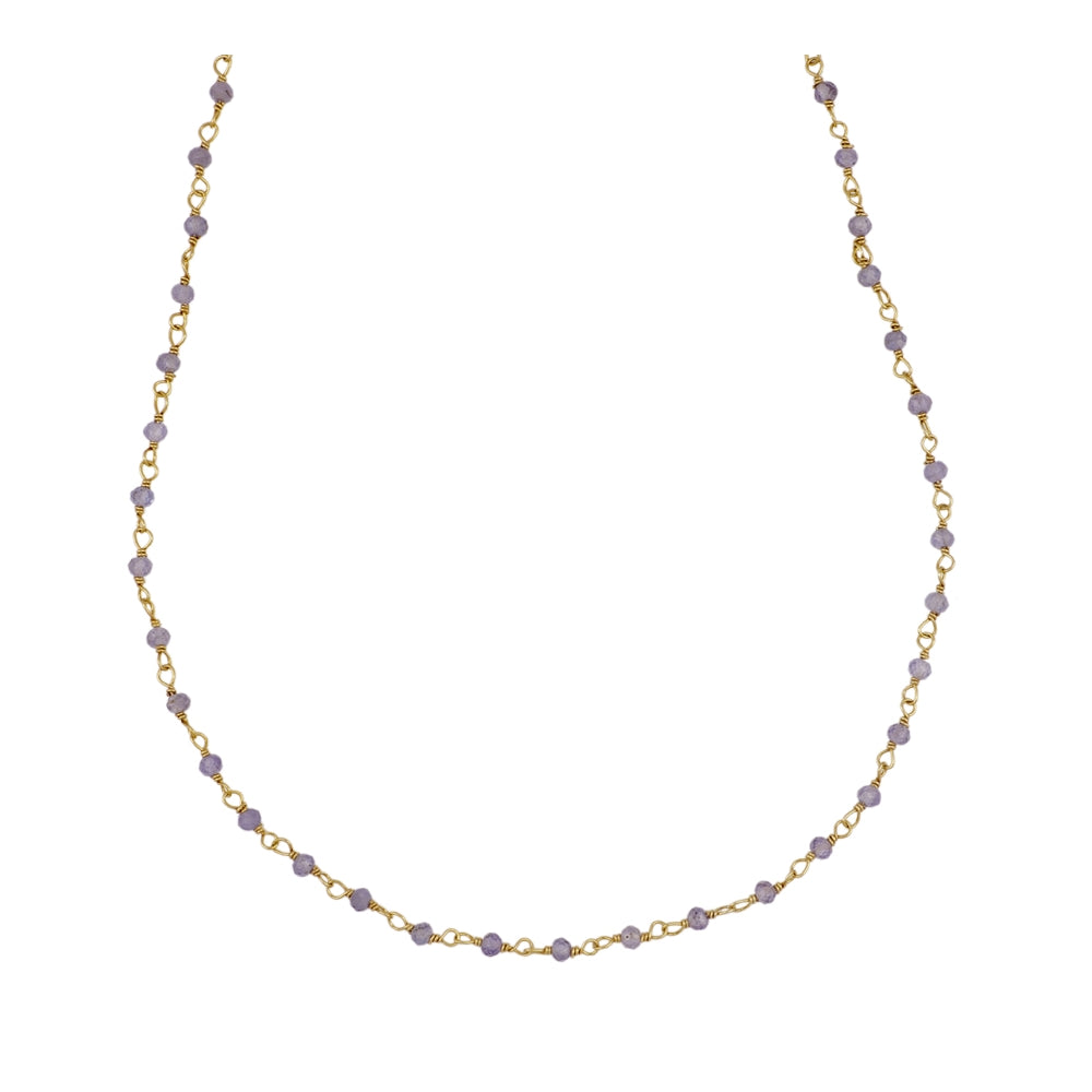 Collar Badalona oro - diferentes piedras