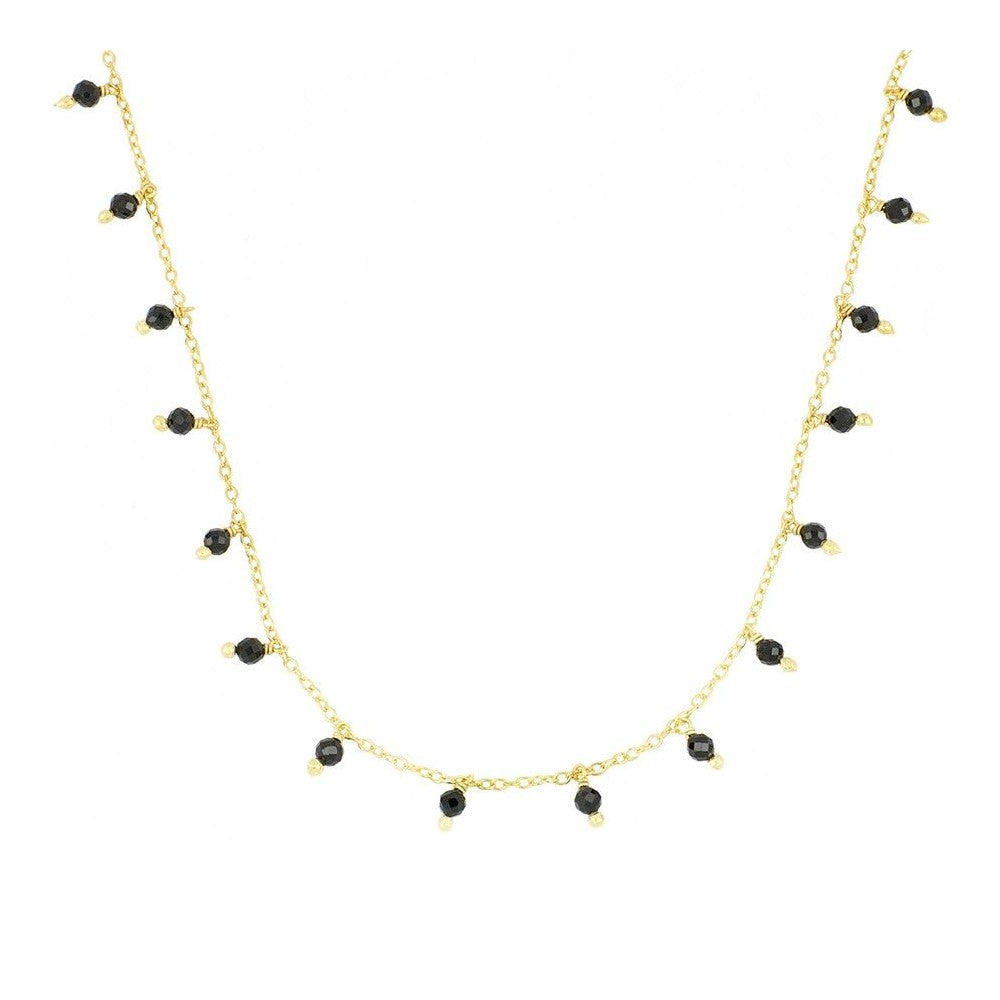 Collar Premià oro - diferentes piedras