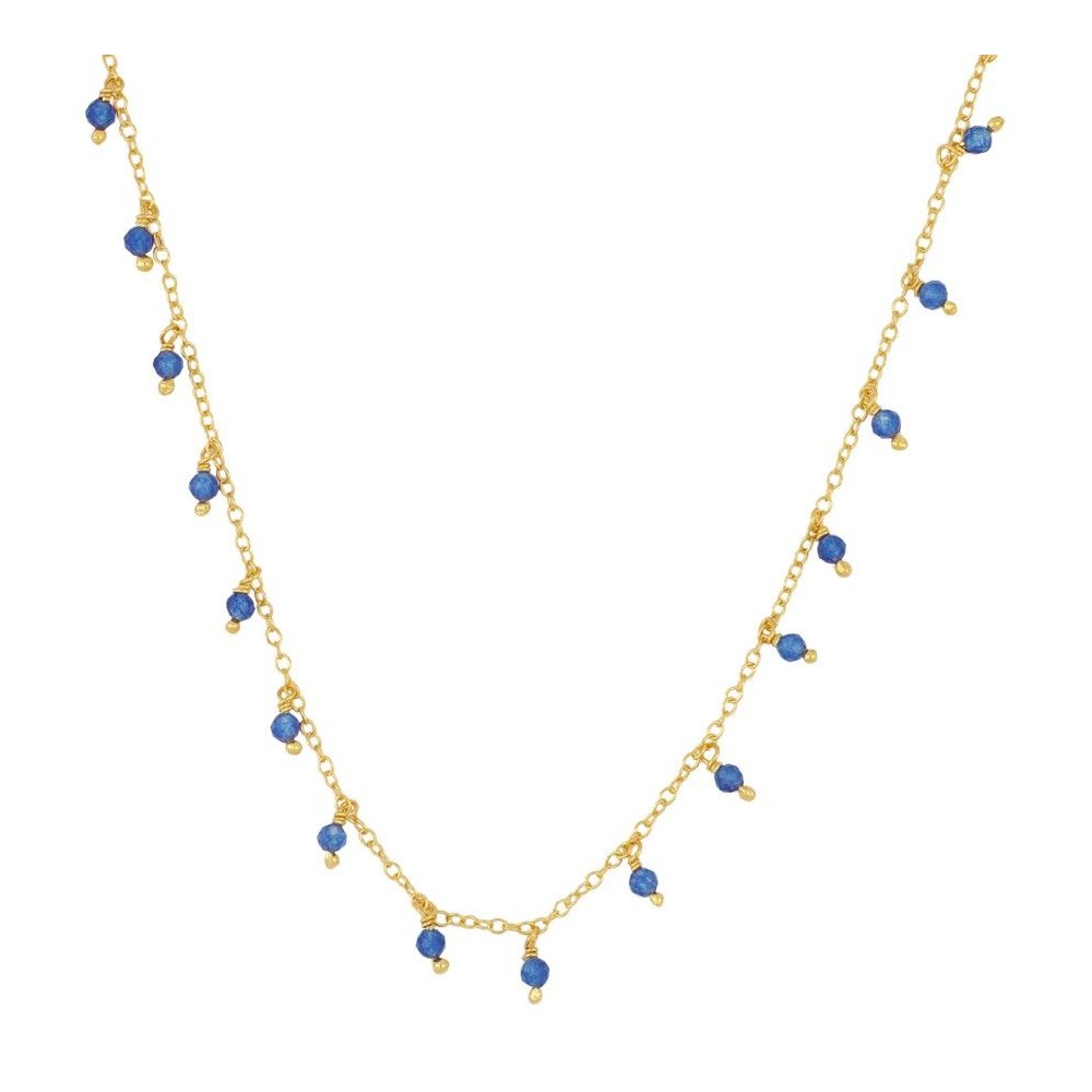 Collar Premià oro - diferentes piedras