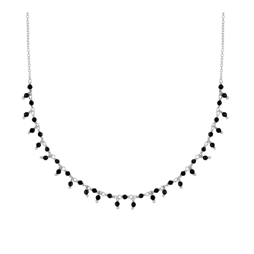 Collar Masnou plata - diferentes piedras