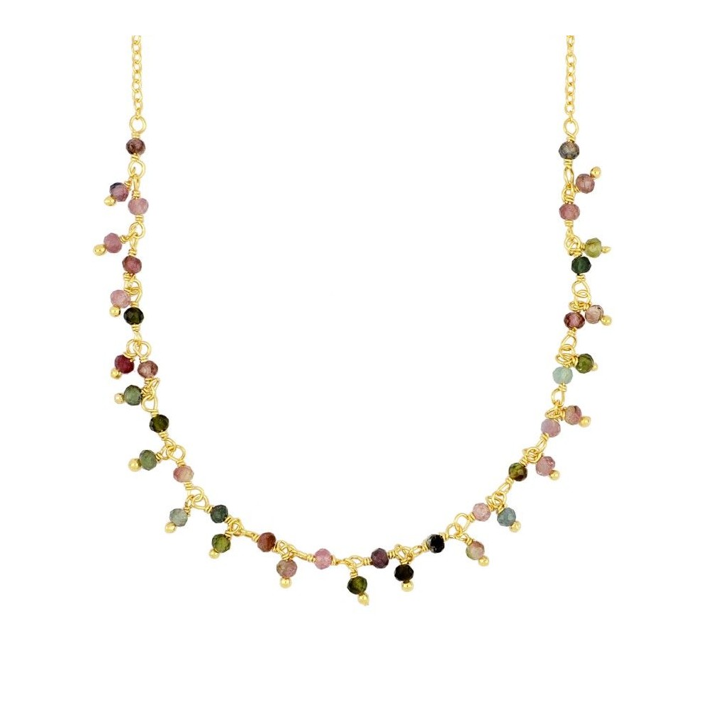 Collar Masnou oro - diferentes piedras