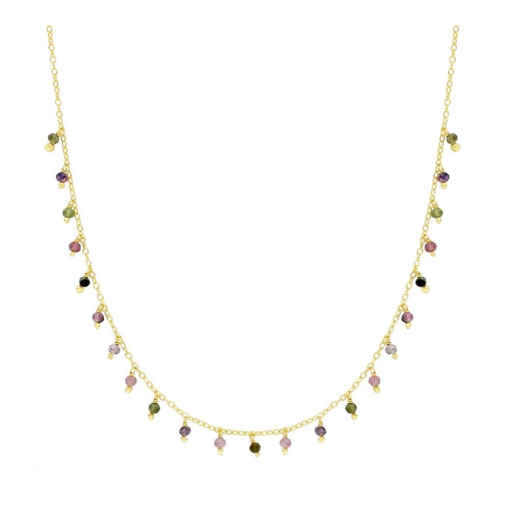 Montgat gold necklace - different stones