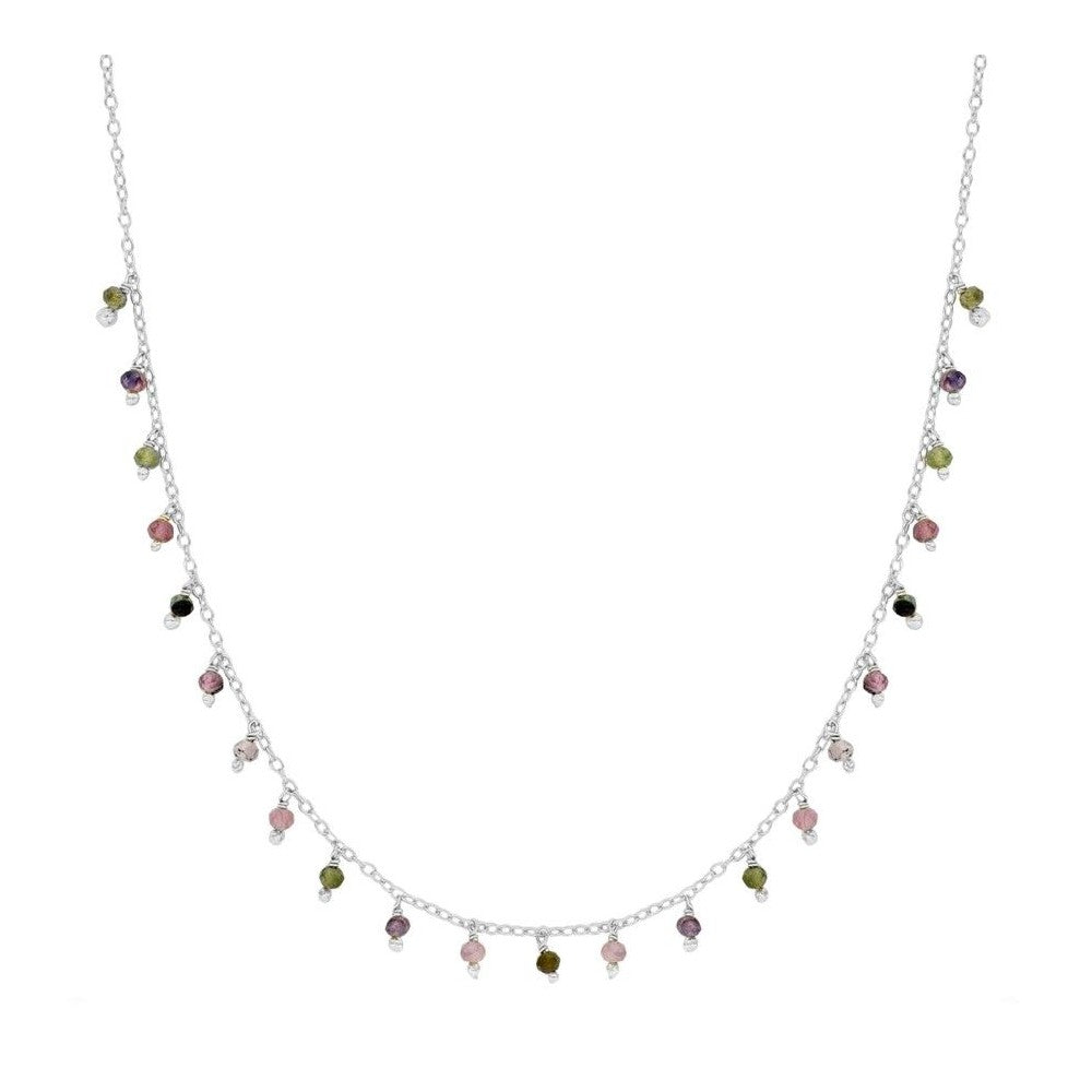 Montgat silver necklace - different stones