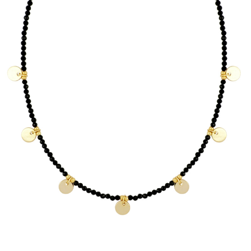 Collar Alella oro-diferentes piedras