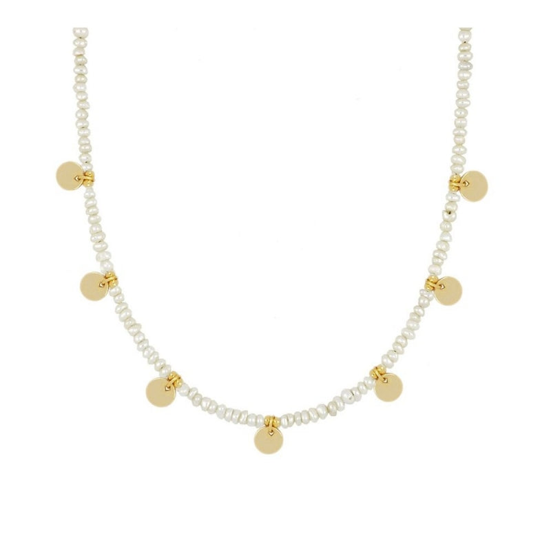 Collar Alella oro-diferentes piedras