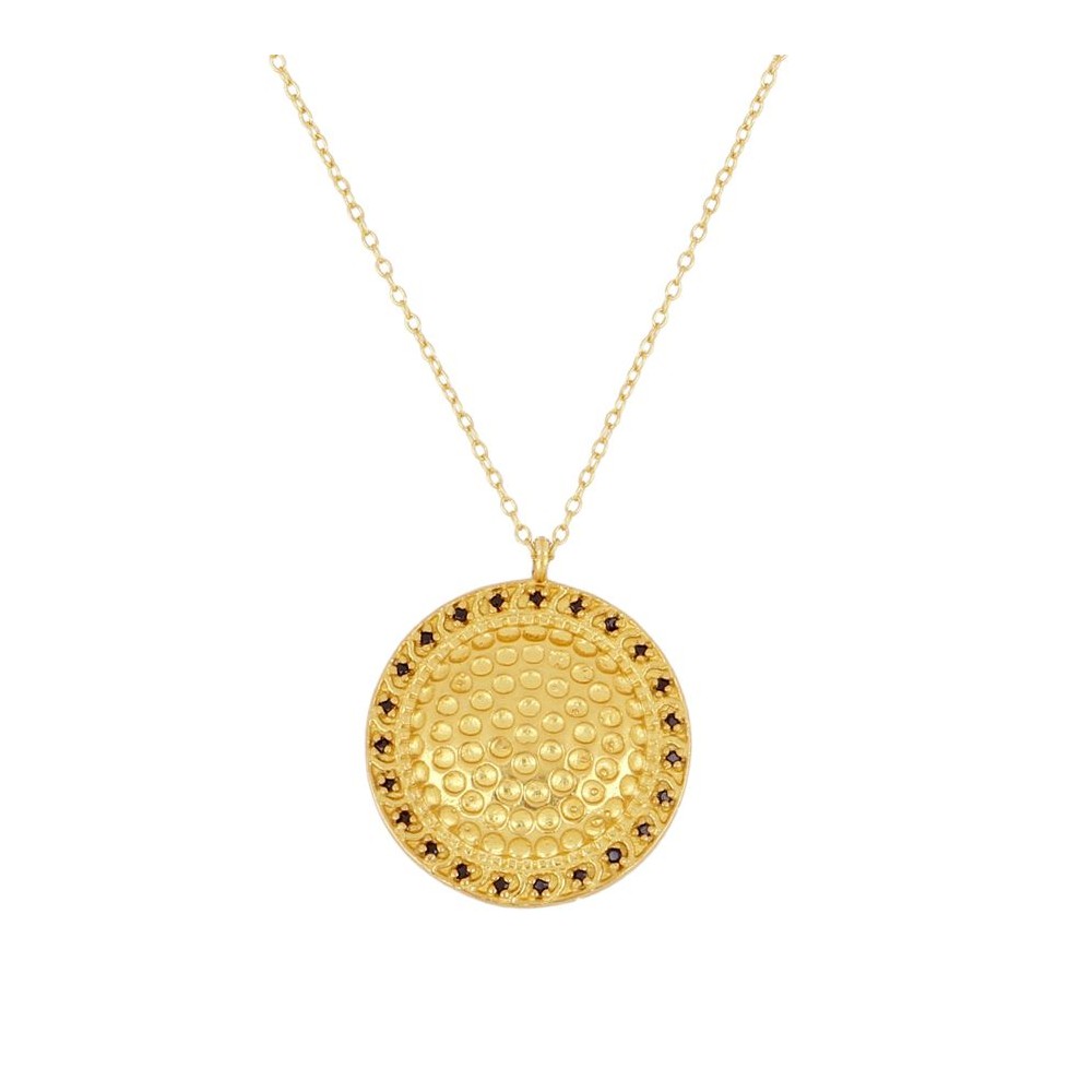 Collar círculo de la vida con espinela