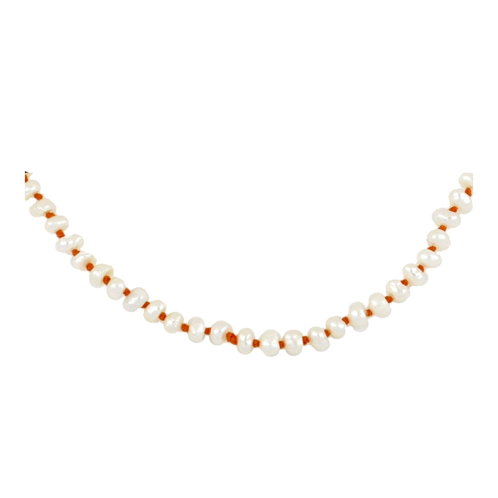 Collar Mataró con perla- diferentes hilos