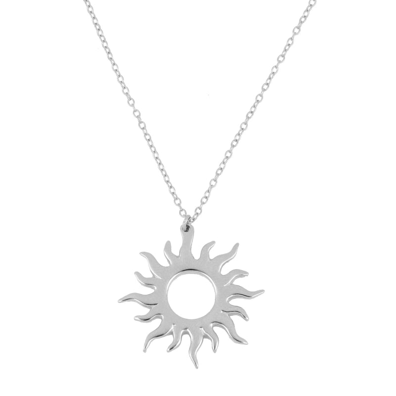 Setting sun necklace
