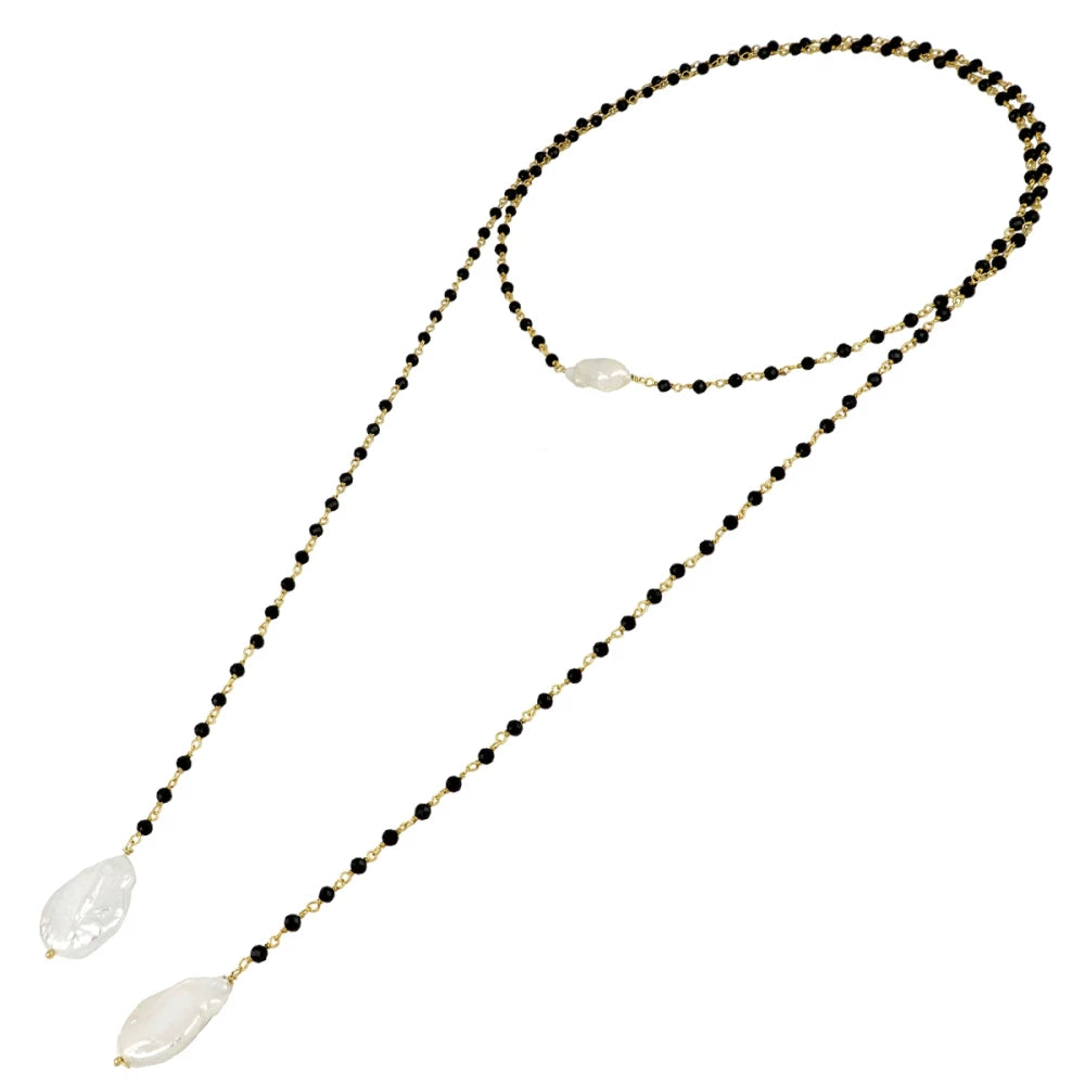 Blossom Gold Necklace - assorted stones