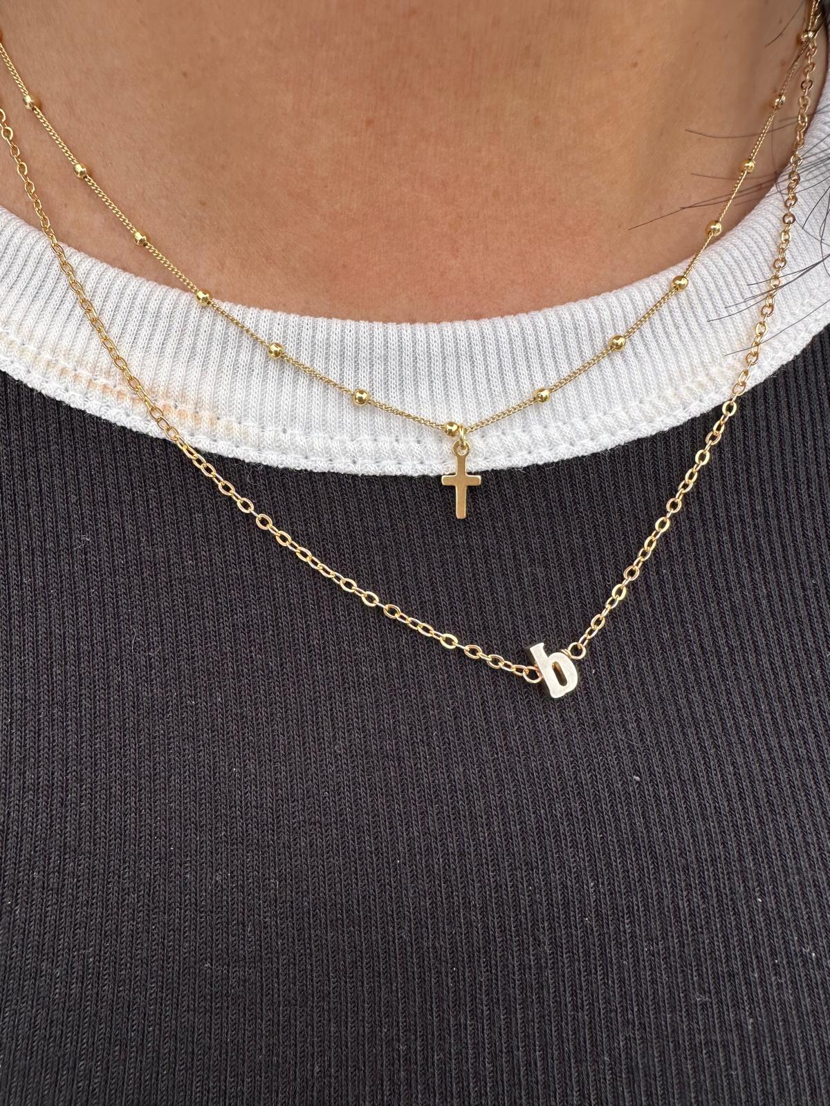 Alp necklace with cross