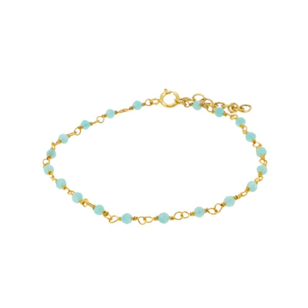 Pulsera Badalona oro - diferentes piedras