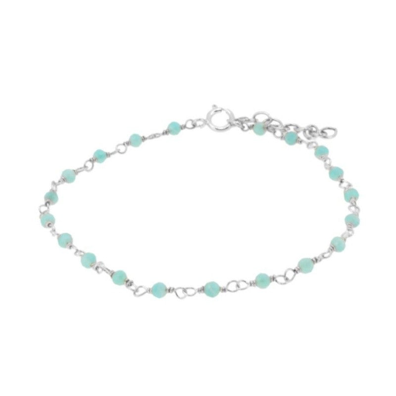 Pulsera Badalona plata - diferentes piedras