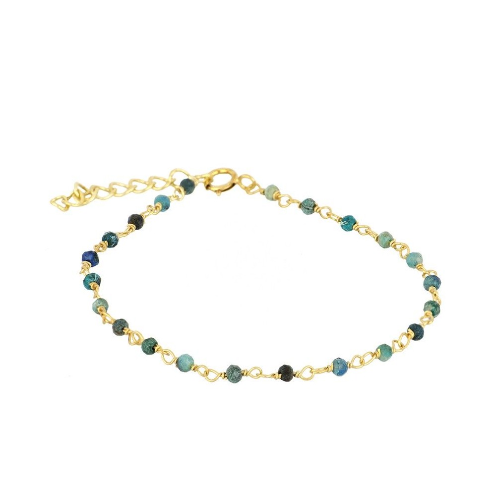 Pulsera Badalona oro - diferentes piedras