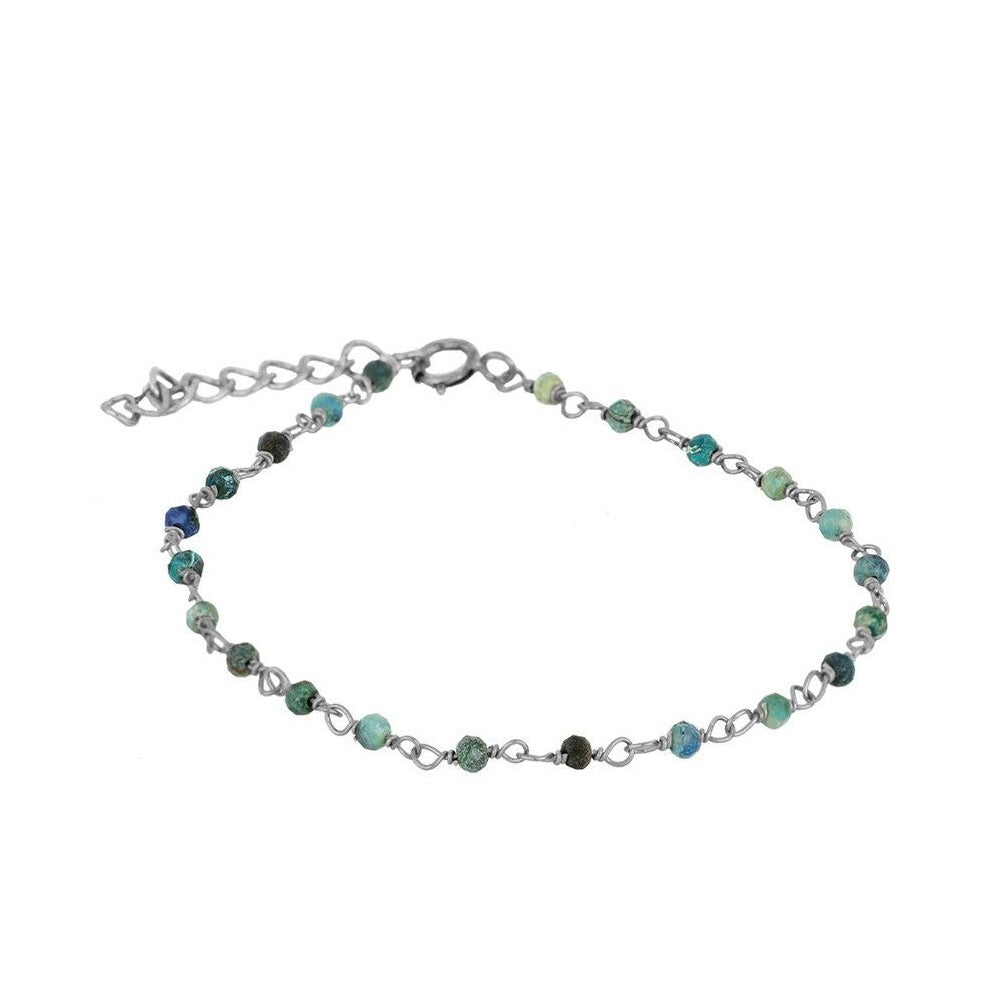 Pulsera Badalona plata - diferentes piedras