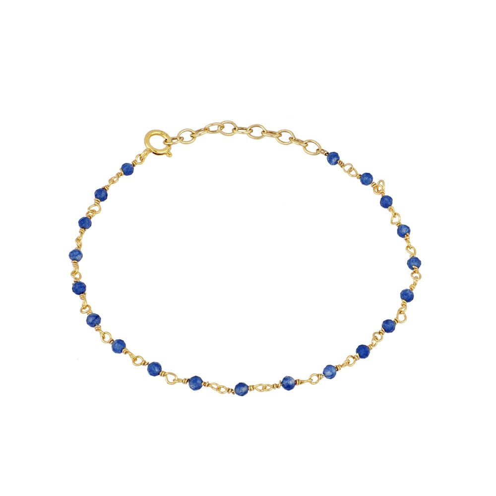 Pulsera Badalona oro - diferentes piedras