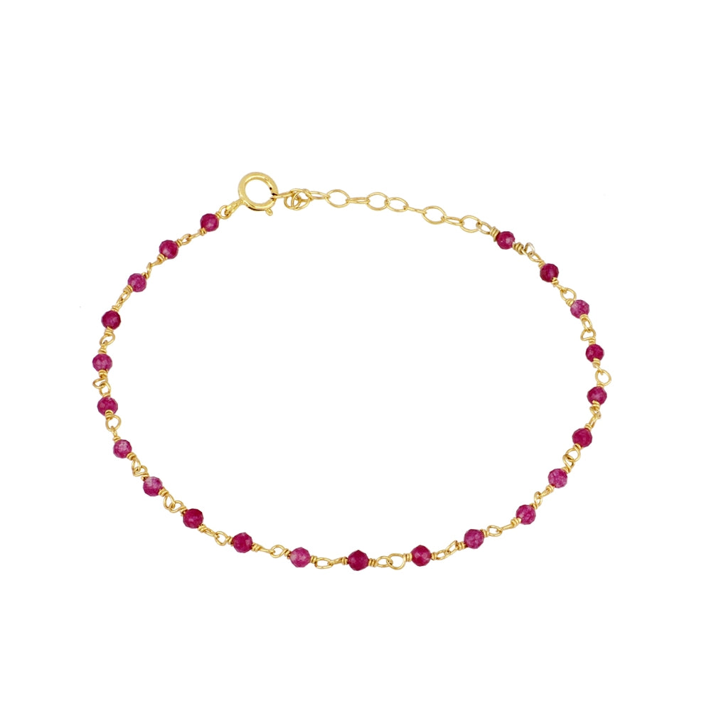 Pulsera Badalona oro - diferentes piedras