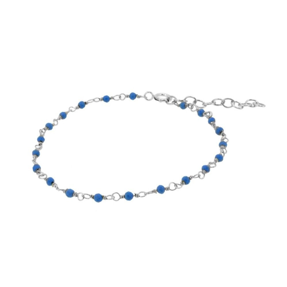 Pulsera Badalona plata - diferentes piedras