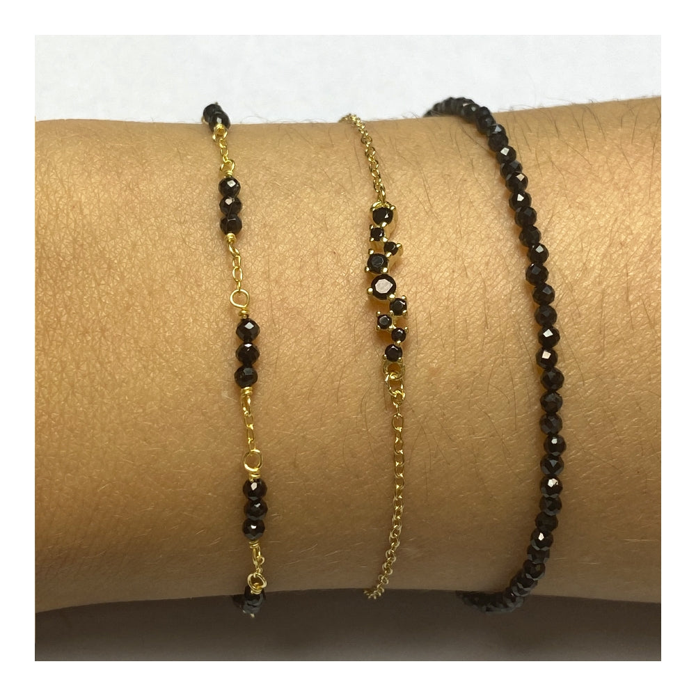 Pulsera Ocata oro- diferentes piedras