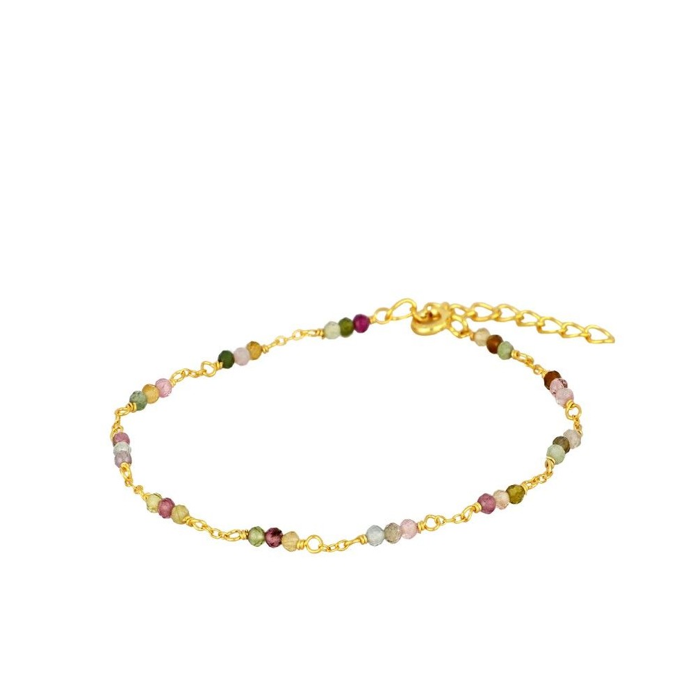 Pulsera Ocata oro- diferentes piedras
