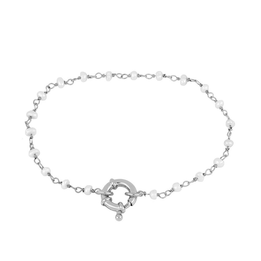 Pulsera Cabrils plata- diferentes piedras
