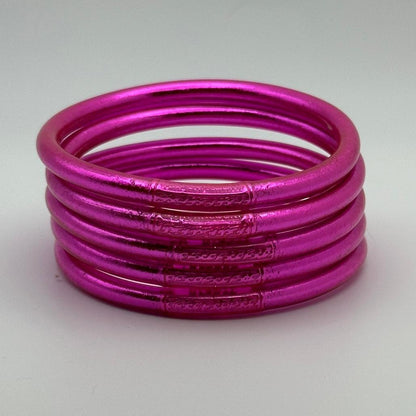 Buddhist bracelet fuchsia