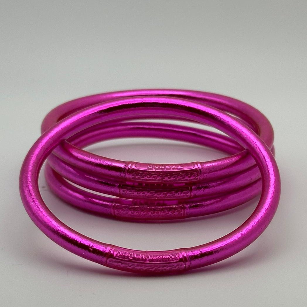 Buddhist bracelet fuchsia