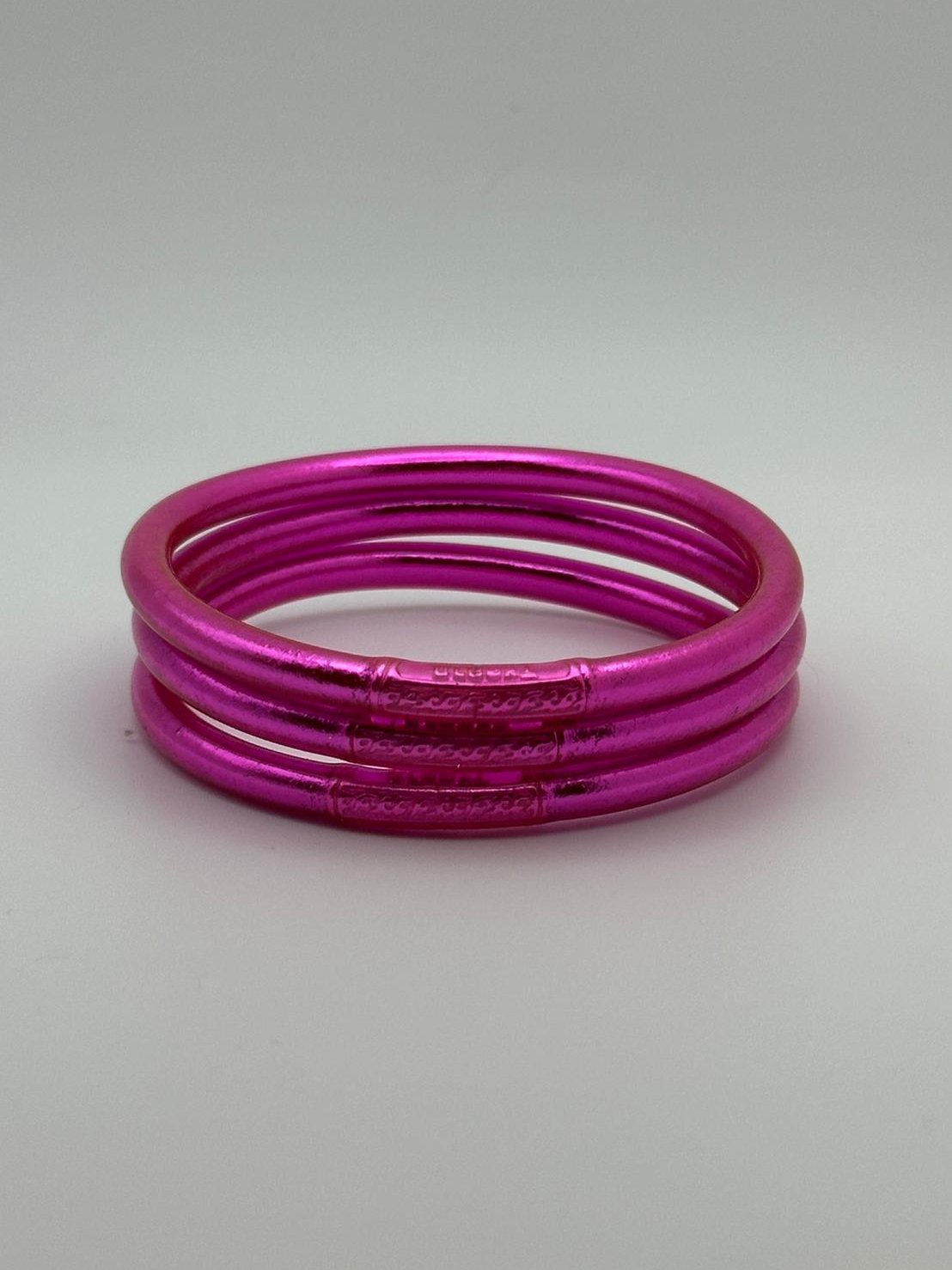 Buddhist bracelet fuchsia