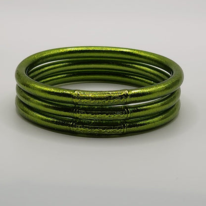 Buddhist bracelet green