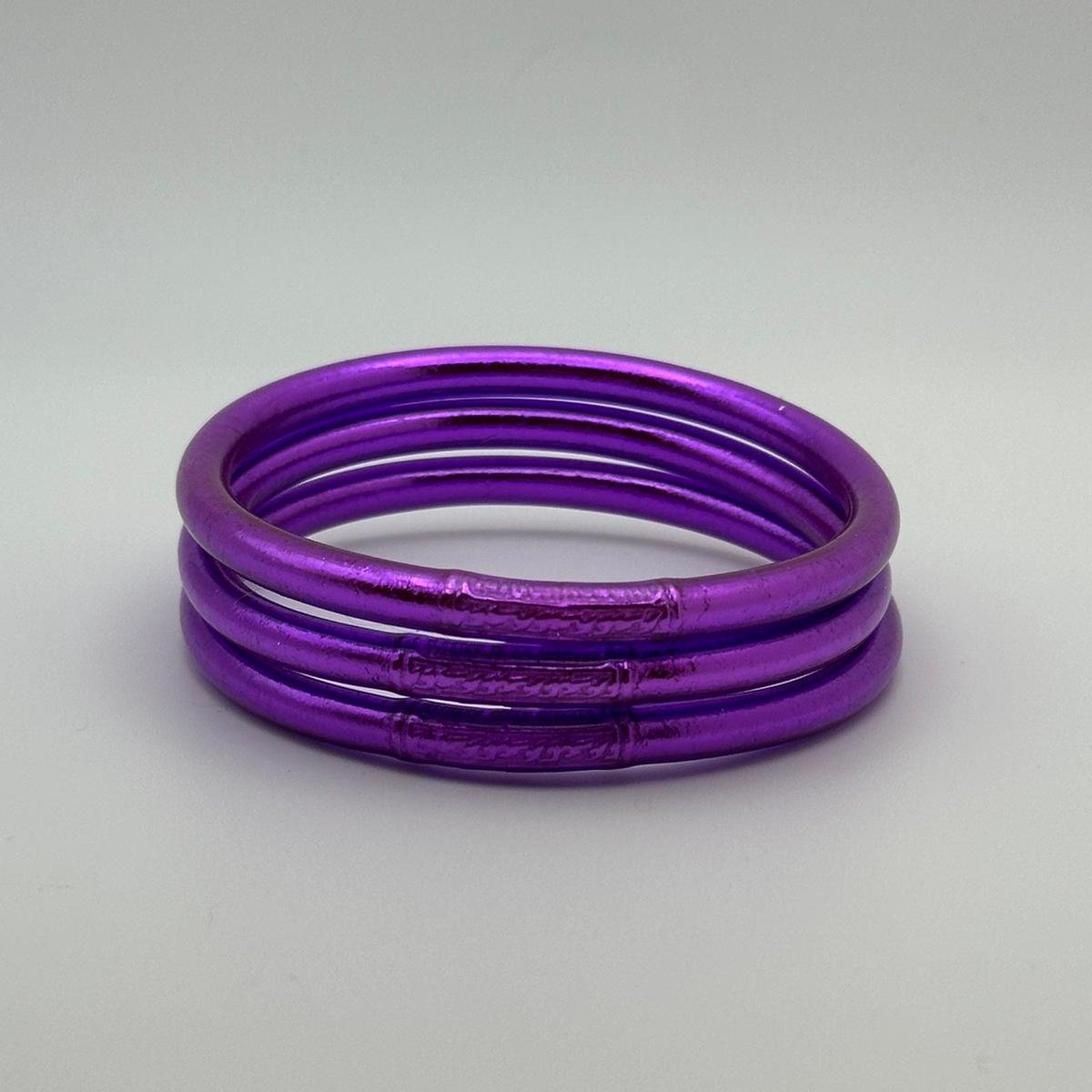 Buddhist bracelet purple