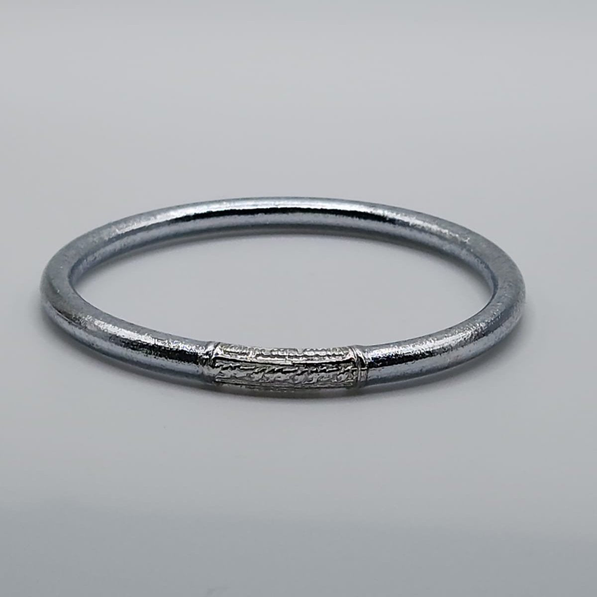 Buddhist bracelet silver