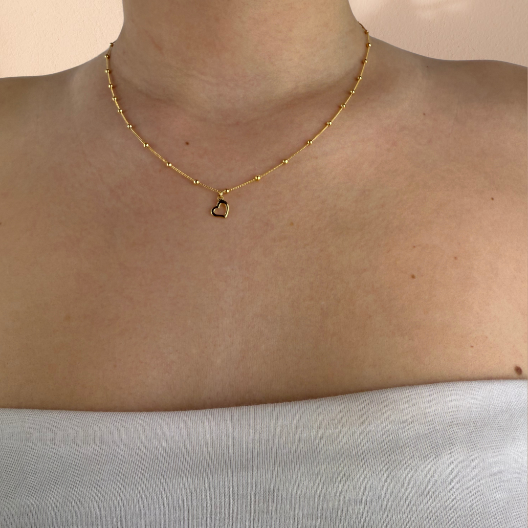 Alp necklace with heart