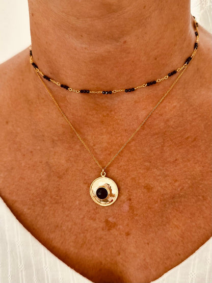 Ocata necklace with spinel