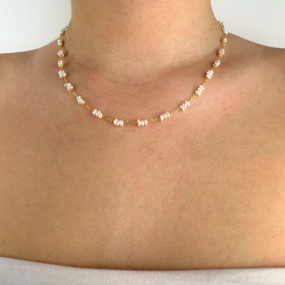 Ocata necklace with pearl