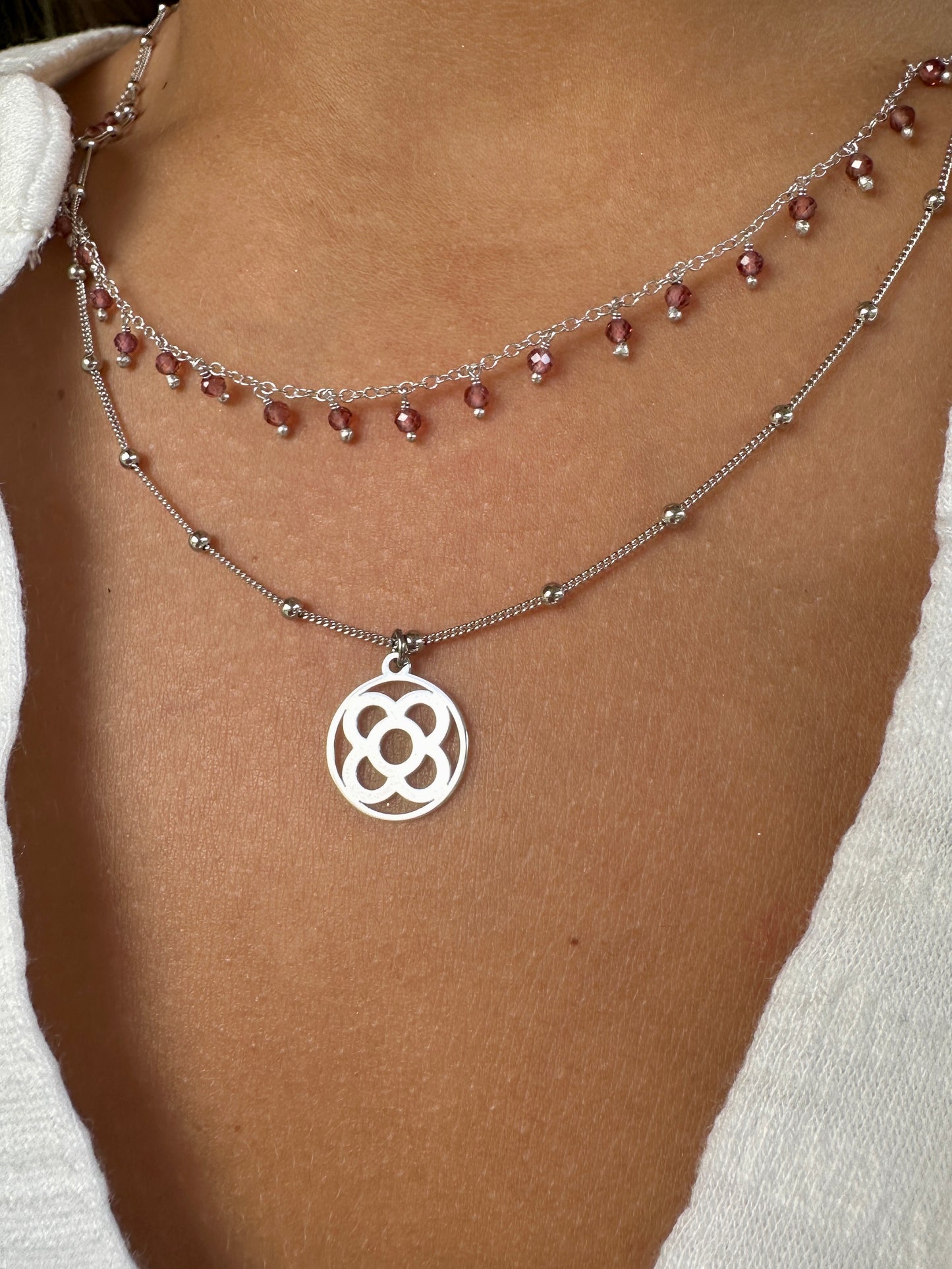 Alp necklace with Barcelona flower