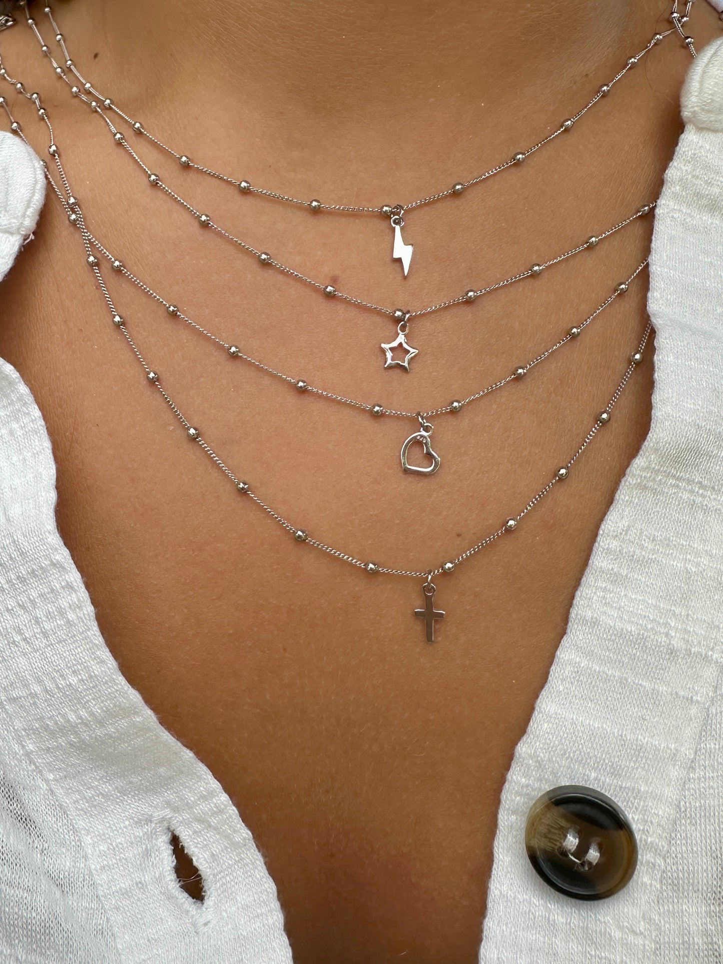 Alp necklace with heart