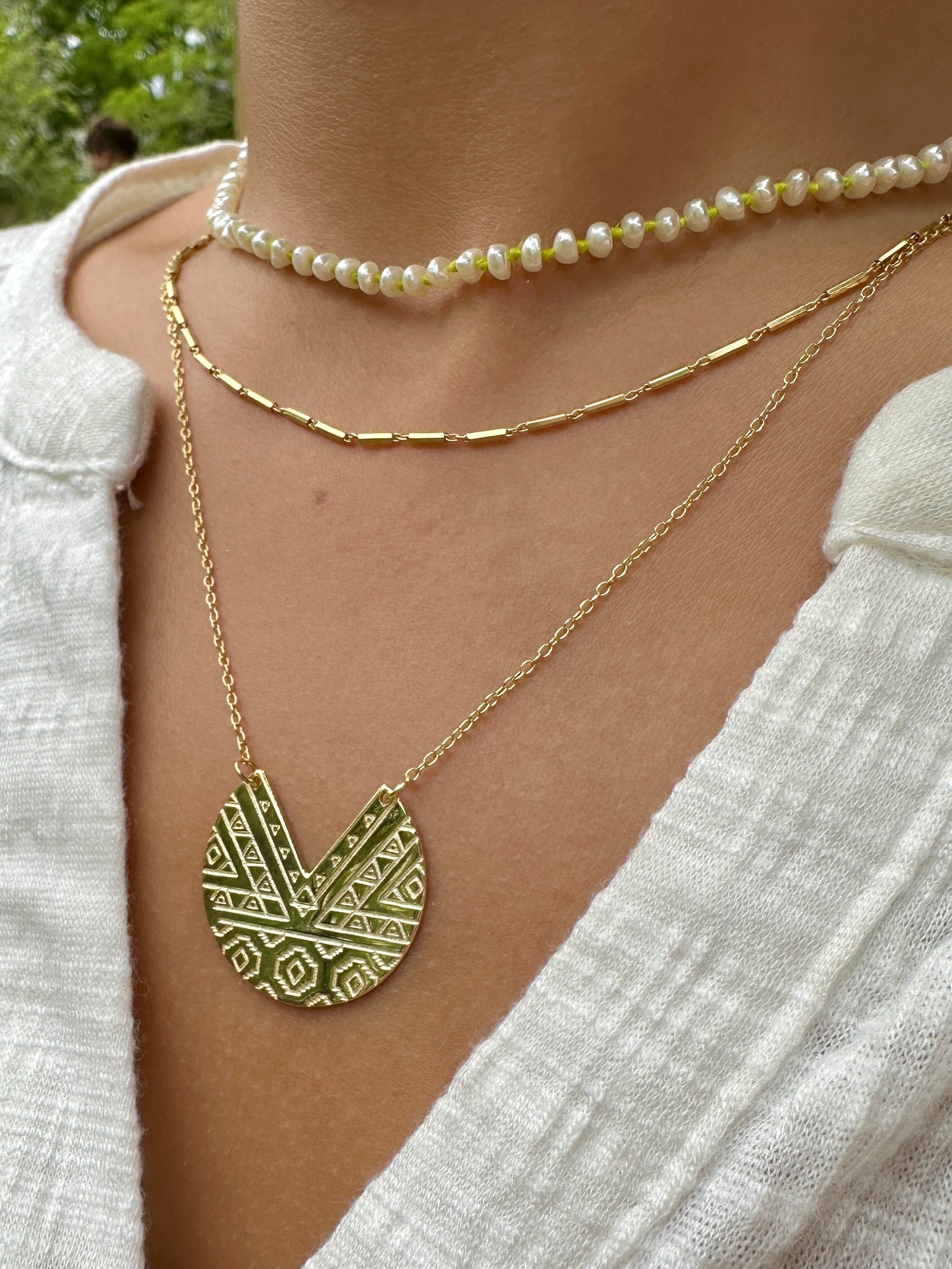 Cylinder necklace