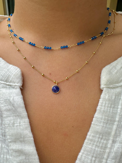 Cadaqués gold necklace - different stones