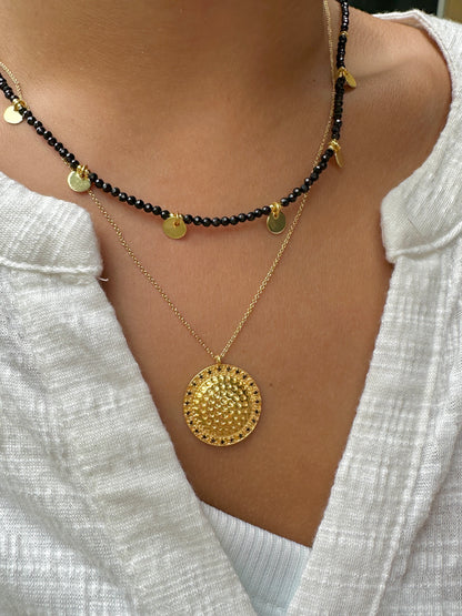 Alella gold necklace - different stones
