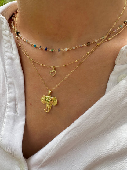 Alp necklace with heart
