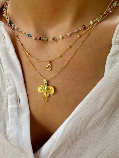 Alp necklace with heart